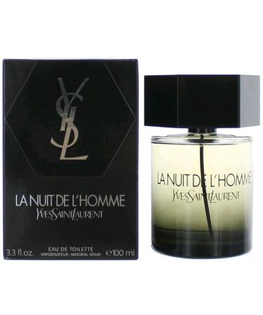 Yves Saint Laurent La Nuit De L'Homme Men - 3.3 oz EDT Spray Wood - Buy Online on GoSupps.com