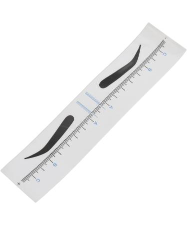 Eyebrow Stencil Ruler with Accurate Positioning Stable Attachment and Precise Scale Easy to Use for Makeup Design - Buy Online on GoSupps.com