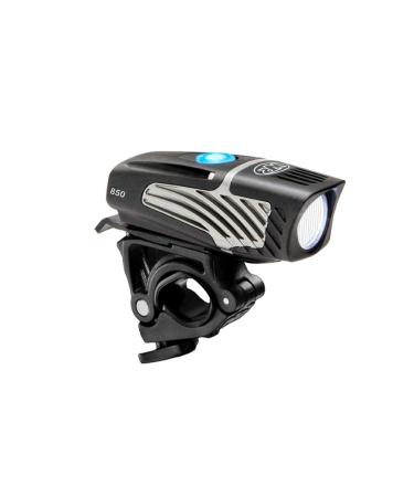 NiteRider Lumina Micro 850 Front Bike Light LED USB Rechargeable Water Resistant Mountain Road Commuting City Urban Cycling Safety Flashlight, Black, 6783