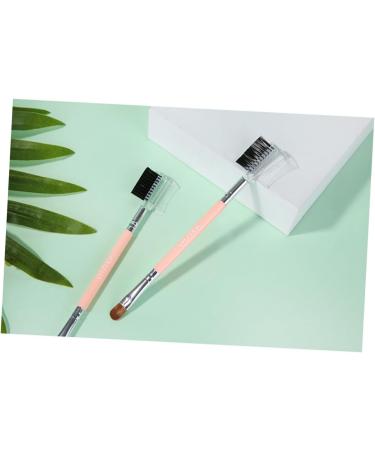 1 Double Ended Brow Brush Eyelash Brush Concealer professional cosmetics brush Double-headed Eyeshadow Brush eyelash comb Eyeshadow Makeup Brush Miss major applicator - Buy Online on GoSupps.com