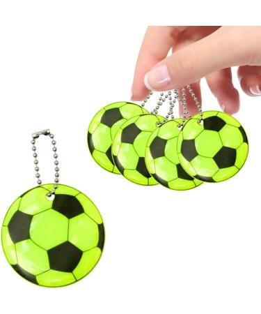Keboyoe 30-Piece Reflective Pendant Set for Children - Football-Themed Safety Reflectors for School Bags Clothing & Running - Buy Online on GoSupps.com