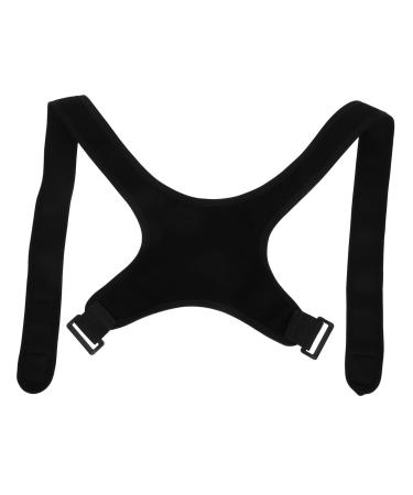 ULTECHNOVO Belt Holder Brace Shoulder Rest Posture Fixer for Women Support Belt Black Polyester