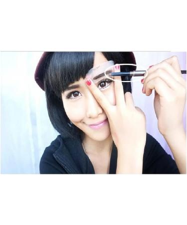 24 Handy Eyebrow Stencils - Perfect for Home School Work & On-the-Go | International Shipping Available - Buy Online on GoSupps.com