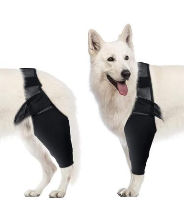 Dog Knee Brace - Professional Dog Front and Rear Leg Protectors Dog Leg Sleeves for Dog Front or Rear Leg Ligament Sprains (M) - Buy Online on GoSupps.com