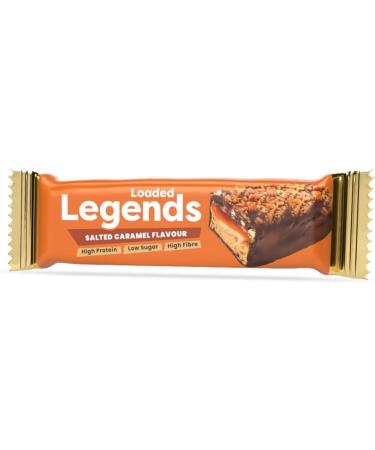 THE PROTEIN WORKS Protein Works - Loaded Legend Bars | 14g Protein | 12 Packs x 47g | Low Sugar | Salted Caramel - Buy Online on GoSupps.com