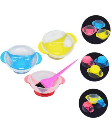 HONMEET 1 Set Hair Dye Bowl Hair Dye Brush Hair Dyeing Bowl for Salon Hair Dyeing Hair Dyeing Bowl Hair Dyeing Bowl and Brush Hair Coloring Brush and Bowl Plastic - Buy Online on GoSupps.com
