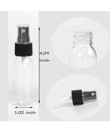 ZEJIA 12 Pack Mini Spray Bottles 1 oz | Fine Mist Travel Essential Oil & Perfume Sprayers | 30ml Black Bottles with Stickers & Droppers - Buy Online on GoSupps.com