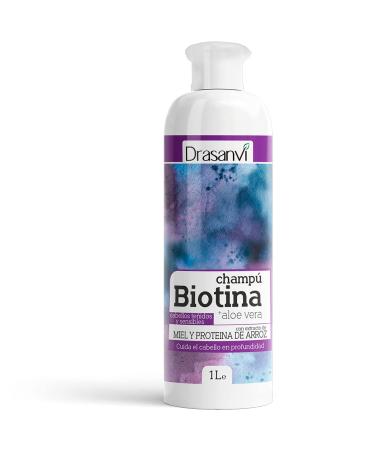 Drasanvi Biotina and Aloe Vera shampoo for colored and sensitive hair 1000 ml unique standard