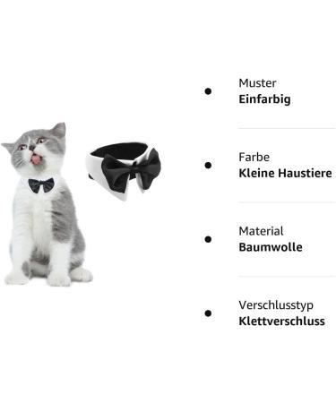 HACRAHO Formal Dog Bow Tie - White Adjustable Pet Bow Tie Collar for Weddings & Birthdays | Perfect for Small Dogs & Cats (Size SS) - Buy Online on GoSupps.com