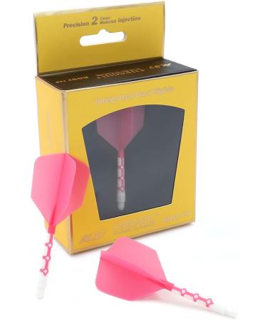 CUESOUL ROST T19 33mm Big Wing Dart Shaft & Flights - Pink Flight, No More Falling Darts! - Buy Online on GoSupps.com