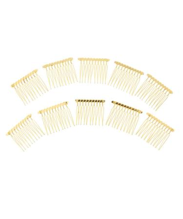 Chiwanji 10-Piece Vintage Hair Comb Set | Stylish Gold Hair Accessories for Women - Perfect for International Shipping - Buy Online on GoSupps.com