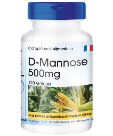 Fair & Pure - D-Mannose 500mg - vegan - 120 capsules