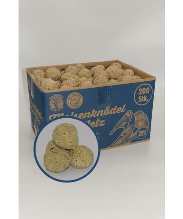 200 Meisenkn del - Premium Bird Seed Balls for Wild Birds | International Shipping Available - Buy Online on GoSupps.com