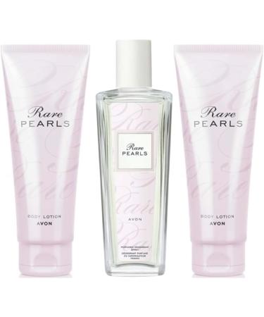 Generic Avon Rare Pearls Body Lotion Duo + Perfumed Deodorant Spray - Luxurious Fragrance Set | Floral | Cruelty Free - Buy Online on GoSupps.com