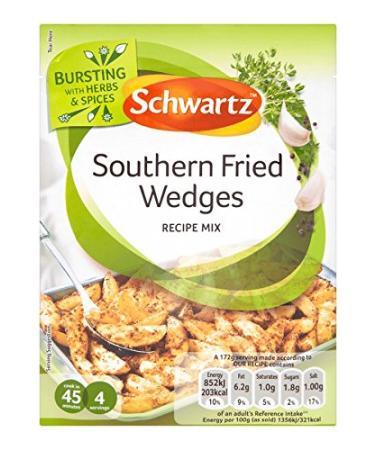 Schwartz Southern Fried Wedges Recept Mix 35g 6 stuks