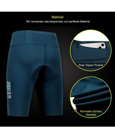 Beroy Women's 4D Padded Cycling Shorts - Breathable & Fast Drying XXL Navy Blue for Ultimate Comfort - Buy Online on GoSupps.com