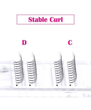 Premium 6D 0.07mm C Curl Volume Eyelash Extensions | 8-14mm Russian Volume Premade Lashes - Shop Internationally - Buy Online on GoSupps.com