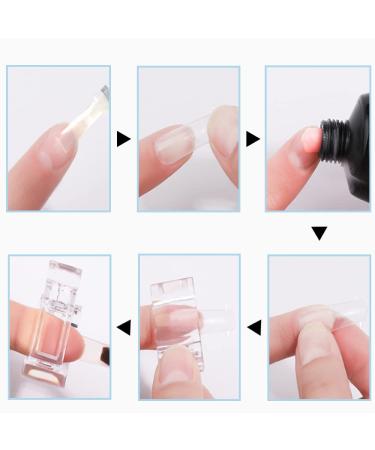 5 Pieces Transparent Nail Tool Clips - Nail Art Clamp for Perfect Tips | International Shipping - Buy Online on GoSupps.com