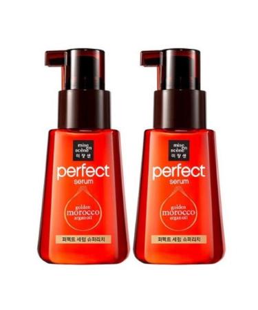 Miseenscene Per Perfect Serum Super Rich (80ml) Highly concentrated intensive care for frequent damaged hair that is broken by frequent dyeing and ferm 80ml / 2.8 Fl Oz 2P Set