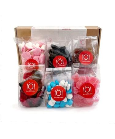 Pick & Mix Goodie Box - The Ideal Scandinavian Gift - A Selection of Favorites Scandi Sweets - 6x150g - Buy Online on GoSupps.com