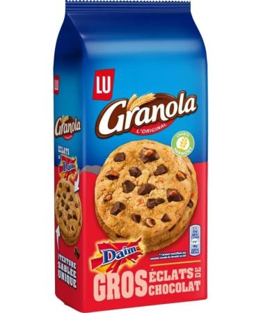 LU GRANOLA: D licieux Granola Extra Cookies Daim 184g - Biscuits au Chocolat Fondants - Id al pour les Amateurs de Saveurs Gourmandes - Le Lot De 4 - Buy Online on GoSupps.com