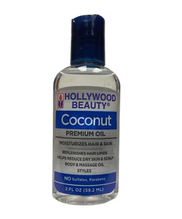 Hollywood Beauty Coconut Oil 2 Ounce