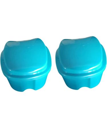 Best False Tooth Holder & Denture Care Case | Healeeved 2er Box for Prosthesis Adhesives & Bathing - Buy Online on GoSupps.com