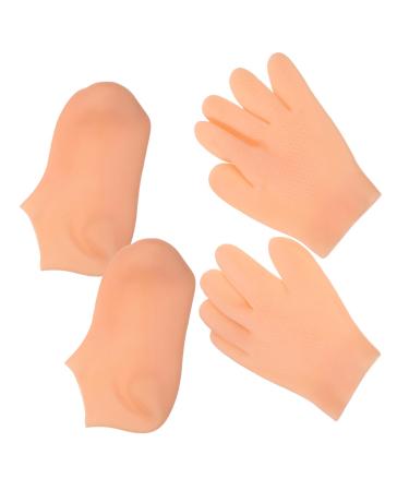 Housoutil 1 Set Beach Socks moisturizing Gloves for Night Womens Socks sebs Dry Hands Anti-Crack moisturizing Socks Dry Hand moisturizing Gloves for Women Lotion