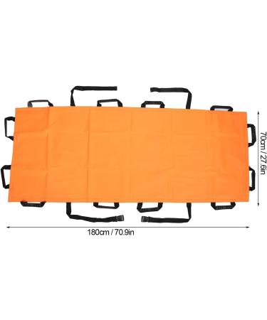 Folding Stretcher Patient Mover Rescue Transport Stretcher Emergency Stretcher Positioning Bed Pad Multifunctional Back Stretcher for Home Sports Venues Stretcher Orange - Buy Online on GoSupps.com