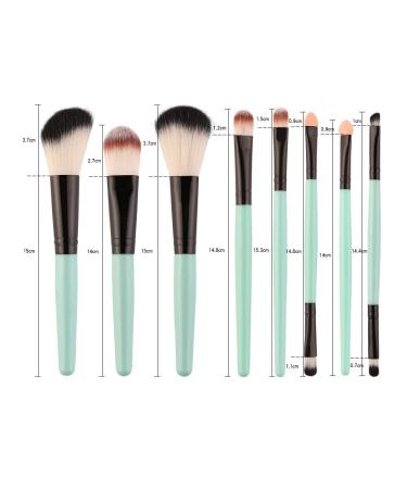 18-Piece Makeup Brush Set - Blush Eye Shadow Lip Brushes | Beauty Kit for Flawless Application - Buy Online on GoSupps.com
