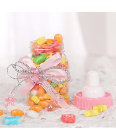 24Pcs Pink Baby Shower Feeding Bottle Candy Box Favors for Baby Shower Decoration - Buy Online on GoSupps.com