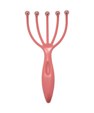 coserori Newest Handheld Five Finger Claw Steel Massage Device For Head Skin Neck Relaxation Promotion Pink