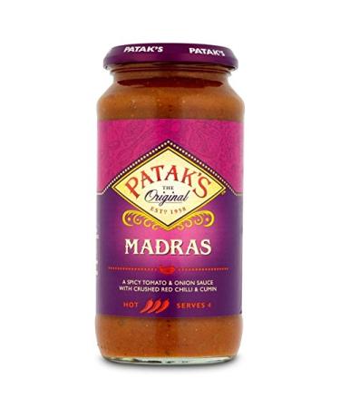Patak's Original Madras Curry Paste (Cumin & Chile) Medium - 10 oz by Patak's