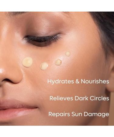 Co-ffee Under Eye Cream Gel for Dark Circles & Fine Lines | 94% Reduced Dark Circles | Cooling Massage Applicator | Caffeine for Puffiness | Unisex - 15 gm - Buy Online on GoSupps.com