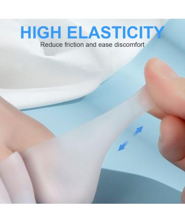 10-Piece Silicone Gel Toe Caps | Breathable Toe Protection for Ingrown Toenail & Friction Pain Relief - Buy Online on GoSupps.com