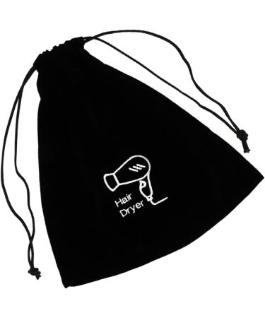 Baluue 3pcs Flannel Hair Dryer Bag Hairdryer Bag Hair Dryer Carrying Bags Hair Tools Travel Bag Travel Bags 26.00X23.00X0.50CMx3pcs Blackx3pcs - Buy Online on GoSupps.com