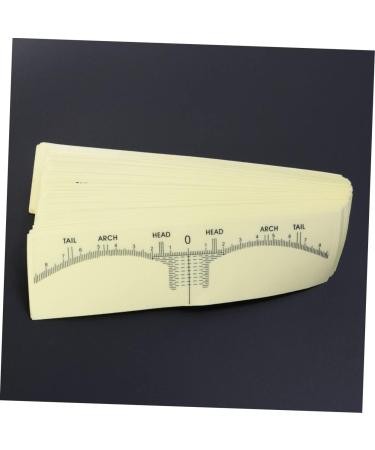 Hemoton 200 Pcs Eyebrow Shaping Stencils Microblading Measuring Tools Eyebrow Ruler Sticker Disposable - Buy Online on GoSupps.com