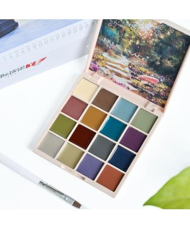 16 Colors Solid Nail Gel Palette Nail Cream Gel Nail Polish Nail Polish Gel UV LED Gel Solid Cream Gel Nail Polish for Nail Art - (Color: 1)