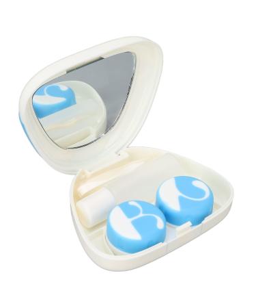 Anggrek Cute contact lens container set in mushroom form for women and girls sustainable and easy to wear protects accessories contain contact lens containers double box glasses wearer