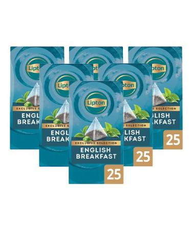 Lipton - Exclusive Selection English Breakfast Tea - 6x 25 Tea bags