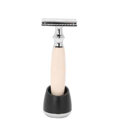 Sluffs manual scraper scraper holder base double-edged grip razorable traditional tools spare stands razor accessories (non-straight white) broken white