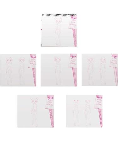 Fashion Angels Fashion Design Sketch Portfolio - Full Size Book for Kids - Brown/A - Includes Makeup, Hair Design - 11451 - Buy Online on GoSupps.com