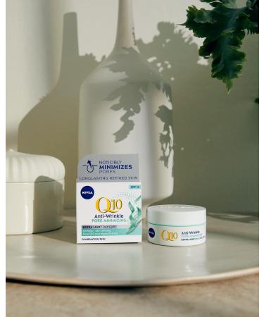 Beiersdorf NIVEA Q10 Smoothing Extra light antiwrinkle day cream SPF 15 50 ml - Buy Online on GoSupps.com