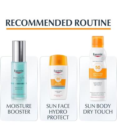 Eucerin Sun Face Hydro Protect Ultra-Light Fluid SPF 50+ Cream for All Skin Types Even Sensitive Skin with Advanced Spectral Technology 50ml - Buy Online on GoSupps.com