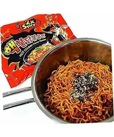 Samyang Korean Assorted Top Spicy Ramen Instant Noodles Challenge (Pack of 40) at least 7 Different Flavour by CNMART - Buy Online on GoSupps.com