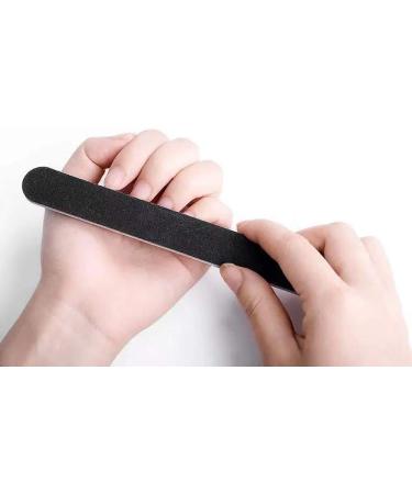 10PCS Professional Nail File Set - Double Sided Emery Board (100/180 Grit) for Acrylic False Nails - Home and Salon Use - Buy Online on GoSupps.com