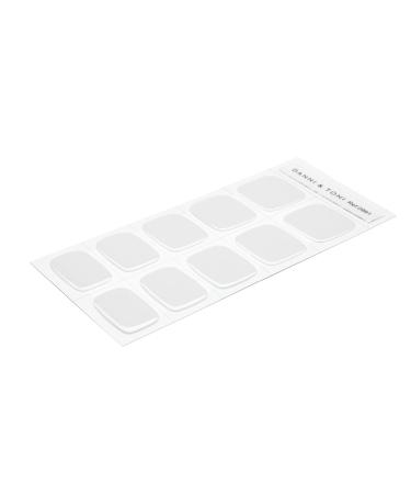 DANNI & TONI White Topaz Semi Cured Gel Toenail Strips - 37 Gel Nail Stickers for Perfect Glazed Pedicure - Buy Online on GoSupps.com