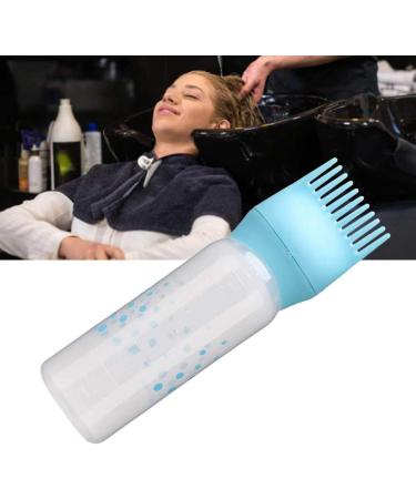 Root Comb Applicator Bottle 170ml Hair Dye Bottle Convenient Shampoo Hair Coloring Dyestuff Applicator Bottle with Comb Teeth (Blue) - Buy Online on GoSupps.com