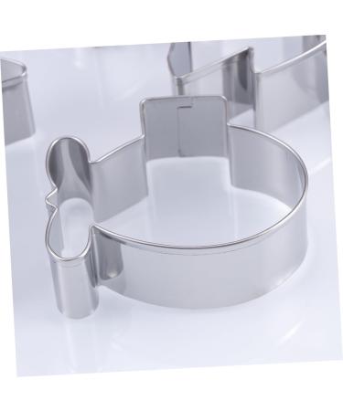 MAGICLULU Cookie Cutters 6 Pcs Fondant Cookies Mold Stainless Steel Cake Cookie Mold M Silver - Buy Online on GoSupps.com