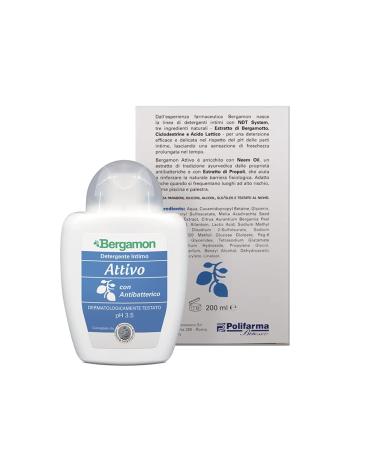 Perrigo Italia Bergamon Active Intimo 200 Ml - Soothing Intimate Care for All Skin Types | Fast International Shipping - Buy Online on GoSupps.com